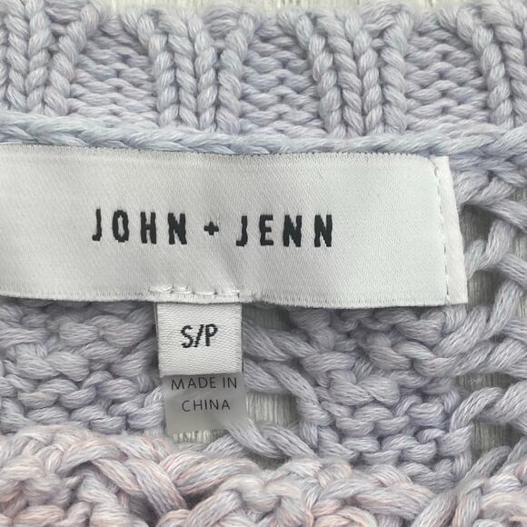 John + Jenn Women's Pink & Purple Ombre Knit Sweater Size Small - Picture 4 of 8